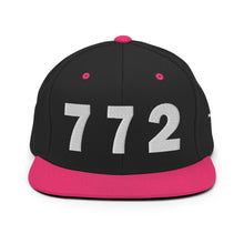 Load image into Gallery viewer, 772 Area Code Snapback Hat