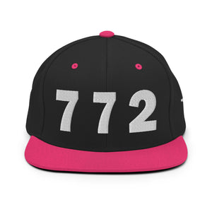 772 Area Code Snapback Hat