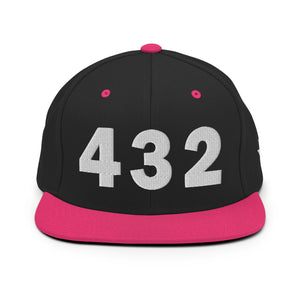 432 Area Code Snapback Hat