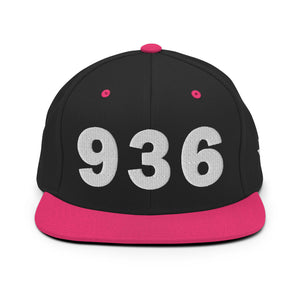 936 Area Code Snapback Hat