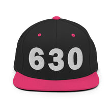 Load image into Gallery viewer, 630 Area Code Snapback Hat