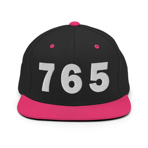 765 Area Code Snapback Hat
