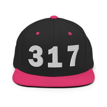 Load image into Gallery viewer, 317 Area Code Snapback Hat