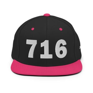 716 Area Code Snapback Hat