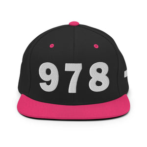 978 Area Code Snapback Hat