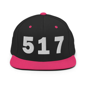 517 Area Code Snapback Hat