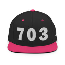 Load image into Gallery viewer, 703 Area Code Snapback Hat