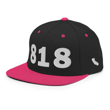 Load image into Gallery viewer, 818 Area Code Snapback Hat