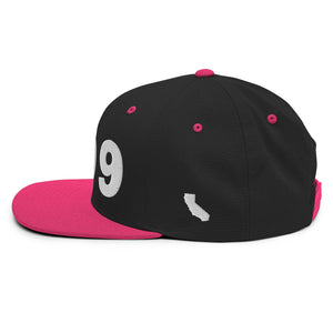 909 Area Code Snapback Hat