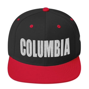 Columbia South Carolina Snapback Hat Black/ Neon Pink