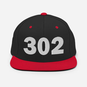 302 Area Code Snapback Hat