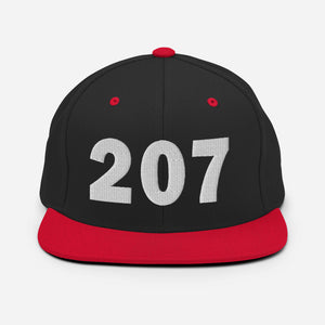 207 Area Code Snapback Hat