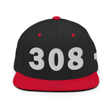 Load image into Gallery viewer, 308 Area Code Snapback Hat