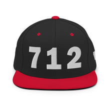 Load image into Gallery viewer, 712 Area Code Snapback Hat