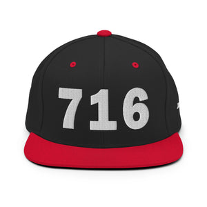 716 Area Code Snapback Hat