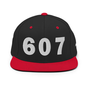 607 Area Code Snapback Hat