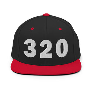 320 Area Code Snapback Hat