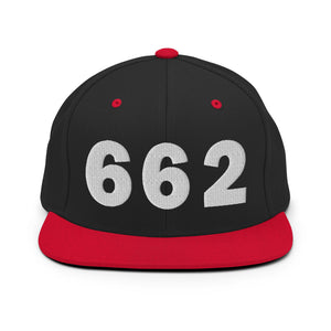 662 Area Code Snapback Hat