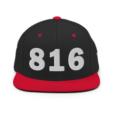 Load image into Gallery viewer, 816 Area Code Snapback Hat