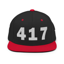 Load image into Gallery viewer, 417 Area Code Snapback Hat