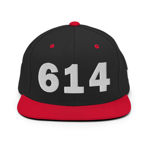 614 Area Code Snapback Hat