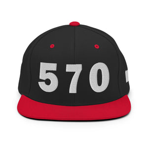 570 Area Code Snapback Hat