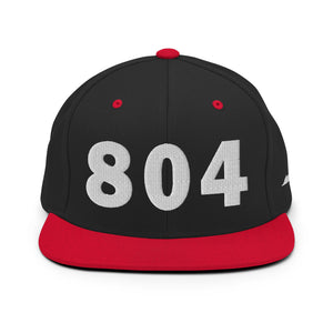 804 Area Code Snapback Hat