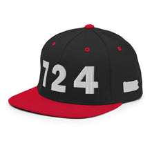 Load image into Gallery viewer, 724 Area Code Snapback Hat