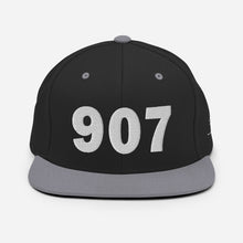 Load image into Gallery viewer, 907 Area Code Snapback Hat