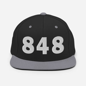 848 Area Code Snapback Hat