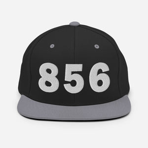 856 Area Code Snapback Hat