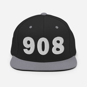 908 Area Code Snapback Hat