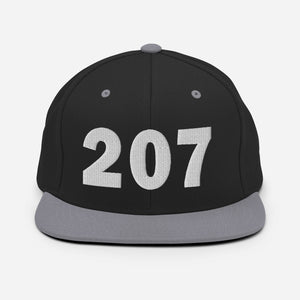 207 Area Code Snapback Hat