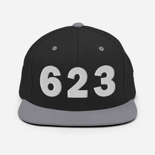 Load image into Gallery viewer, 623 Area Code Snapback Hat