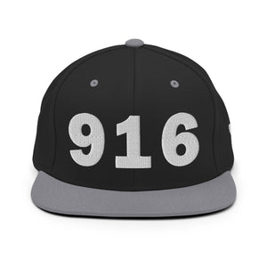 916 Area Code Snapback Hat