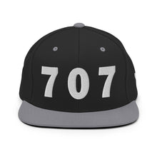 Load image into Gallery viewer, 707 Area Code Snapback Hat