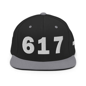 617 Area Code Snapback Hat