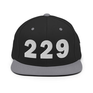 229 Area Code Snapback Hat