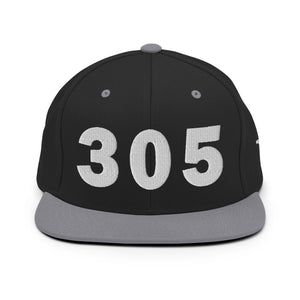 305 Area Code Snapback Hat