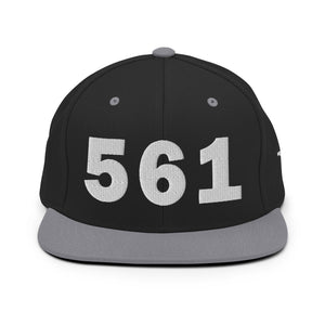 561 Area Code Snapback Hat