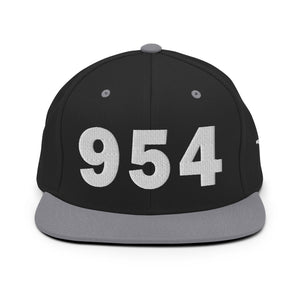 954 Area Code Snapback Hat