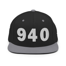 Load image into Gallery viewer, 940 Area Code Snapback Hat