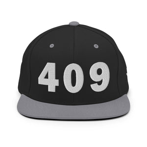 409 Area Code Snapback Hat