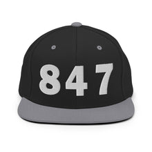 Load image into Gallery viewer, 847 Area Code Snapback Hat