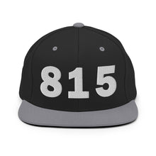 Load image into Gallery viewer, 815 Area Code Snapback Hat