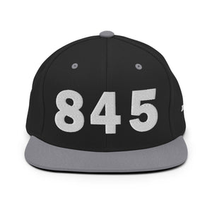 845 Area Code Snapback Hat