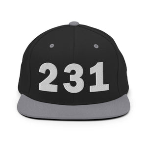 231 Area Code Snapback Hat