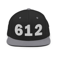 Load image into Gallery viewer, 612 Area Code Snapback Hat