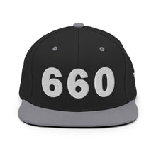 Load image into Gallery viewer, 660 Area Code Snapback Hat