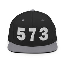 Load image into Gallery viewer, 573 Area Code Snapback Hat